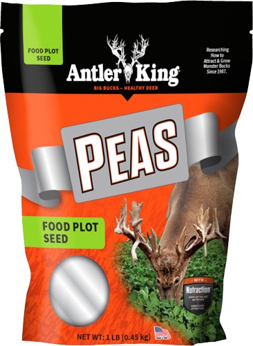 Antler King AKPEAS1 Winter Peas Food Plot Seed 1 lb Bag Annual 1/40 Acre