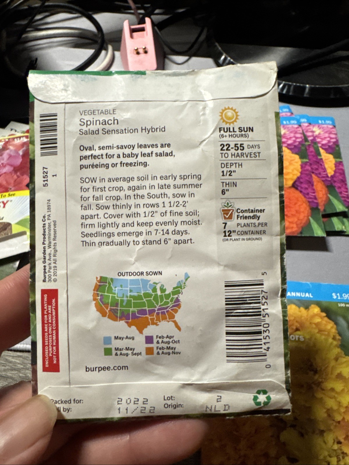 Lot Of 21 Vegetable And Flower Seed Packets Packs Mixed
