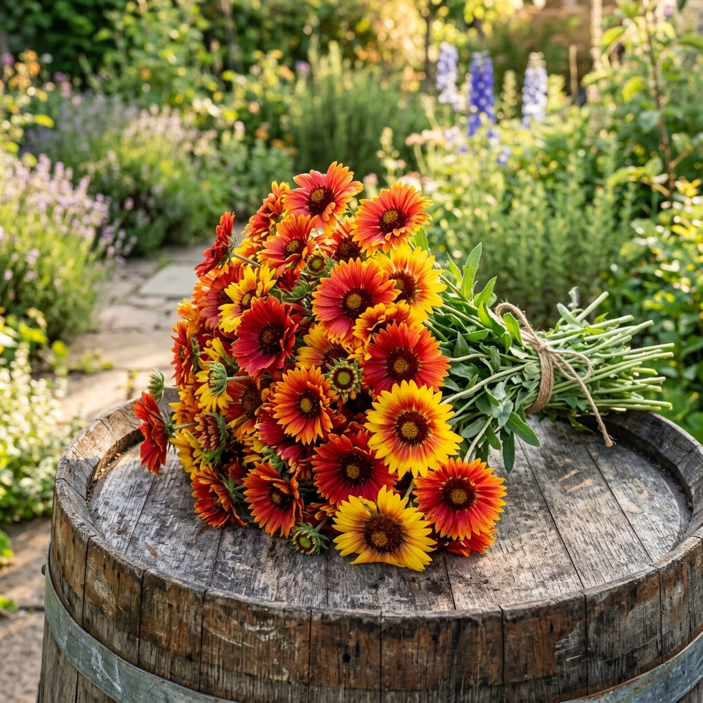 100 Gaillardia Blanket Flower Seeds for Planting – Premium Heirloom Seed
