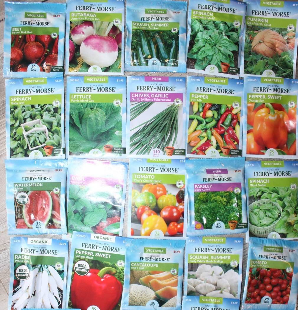 100 pack Garden Seeds Bundle – 12/25 $250-$300+ GRAB BAG MYSTERY BAG *READ* 4