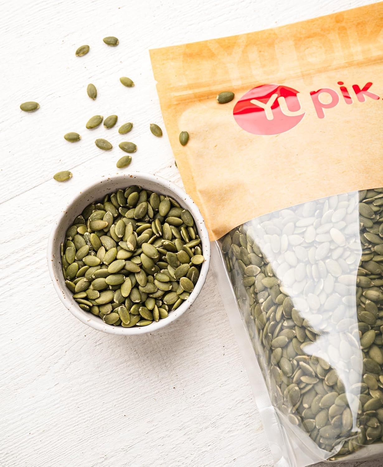 Raw Shelled Pumpkin Seeds 1lb Nutty Gluten-Free Non-GMO Plant-Based Snack