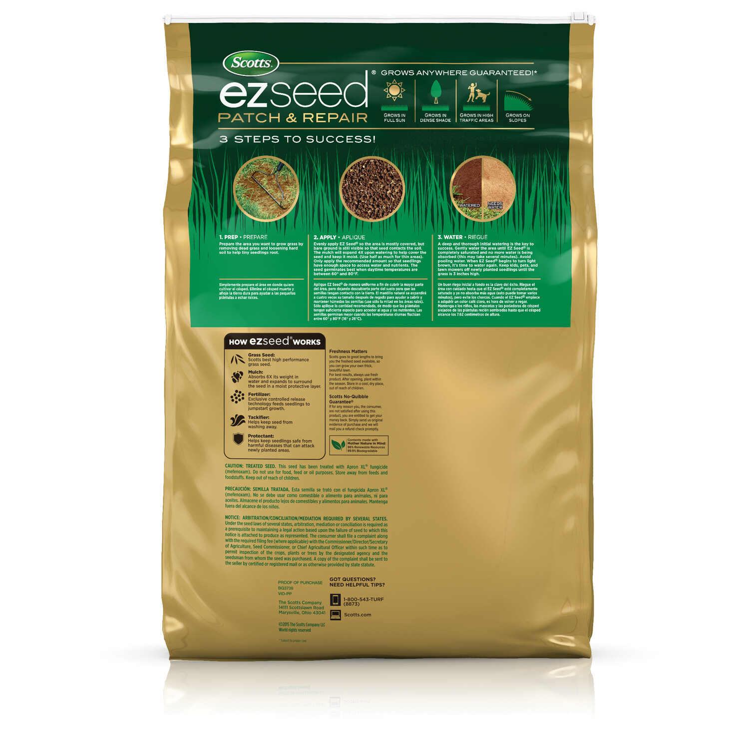 Scotts EZ Seed Patch & Repair Tall Fescue Lawns 20 lbs.