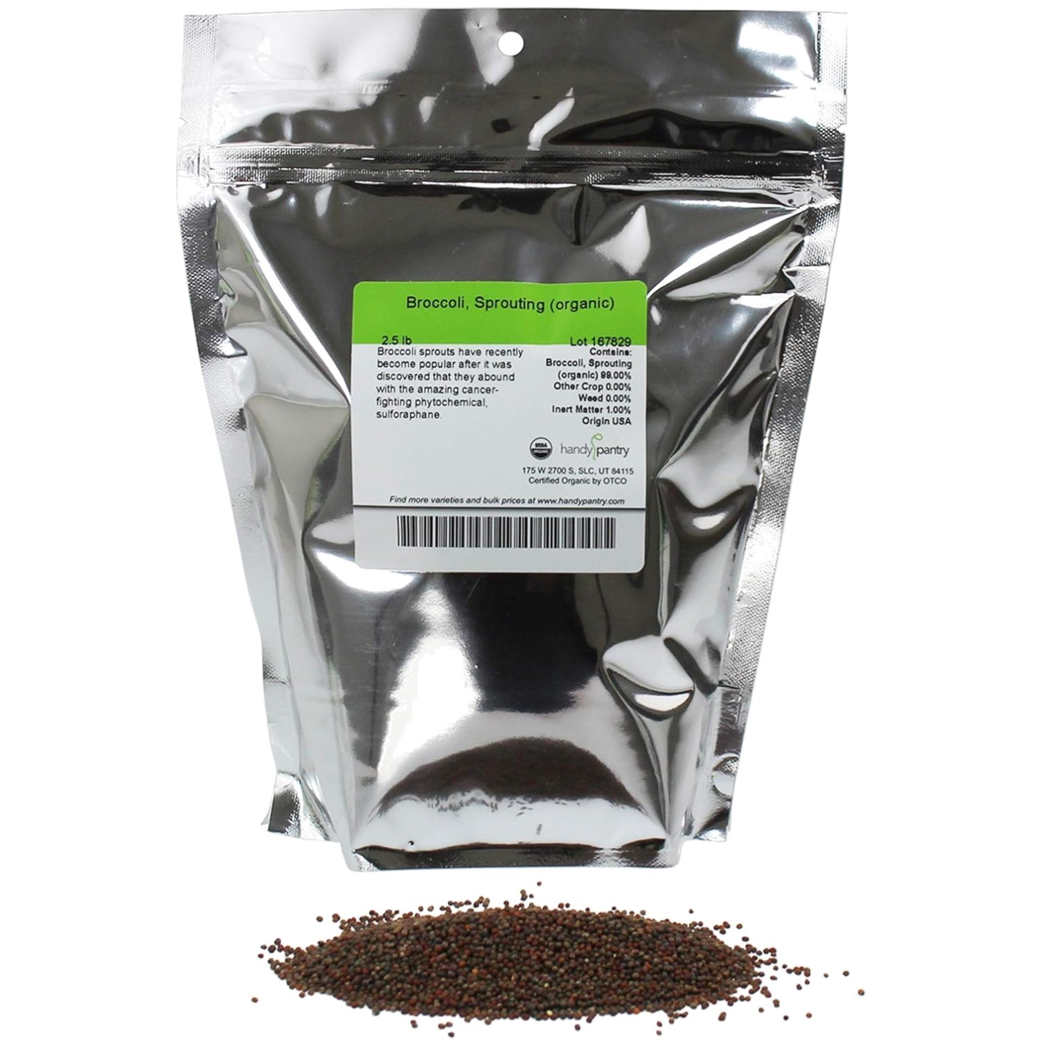 Heirloom Non-GMO Organic Broccoli Sprouts | High Nutrients