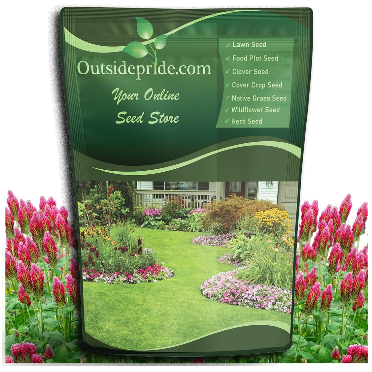 High-Protein Wildlife Forage – Crimson Clover Seeds