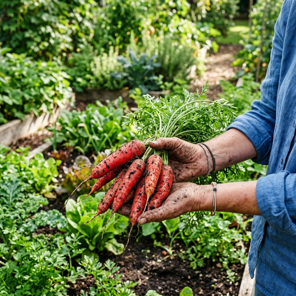 300 Red Fruit Carrot Seeds – Rare Sweet Heirloom Vegetable Seeds