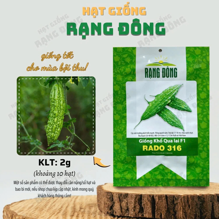 2 Gr (10 Seeds) F1 Rado 316 Bitter Melon Seeds for Planting, Bitter Gourd Seeds