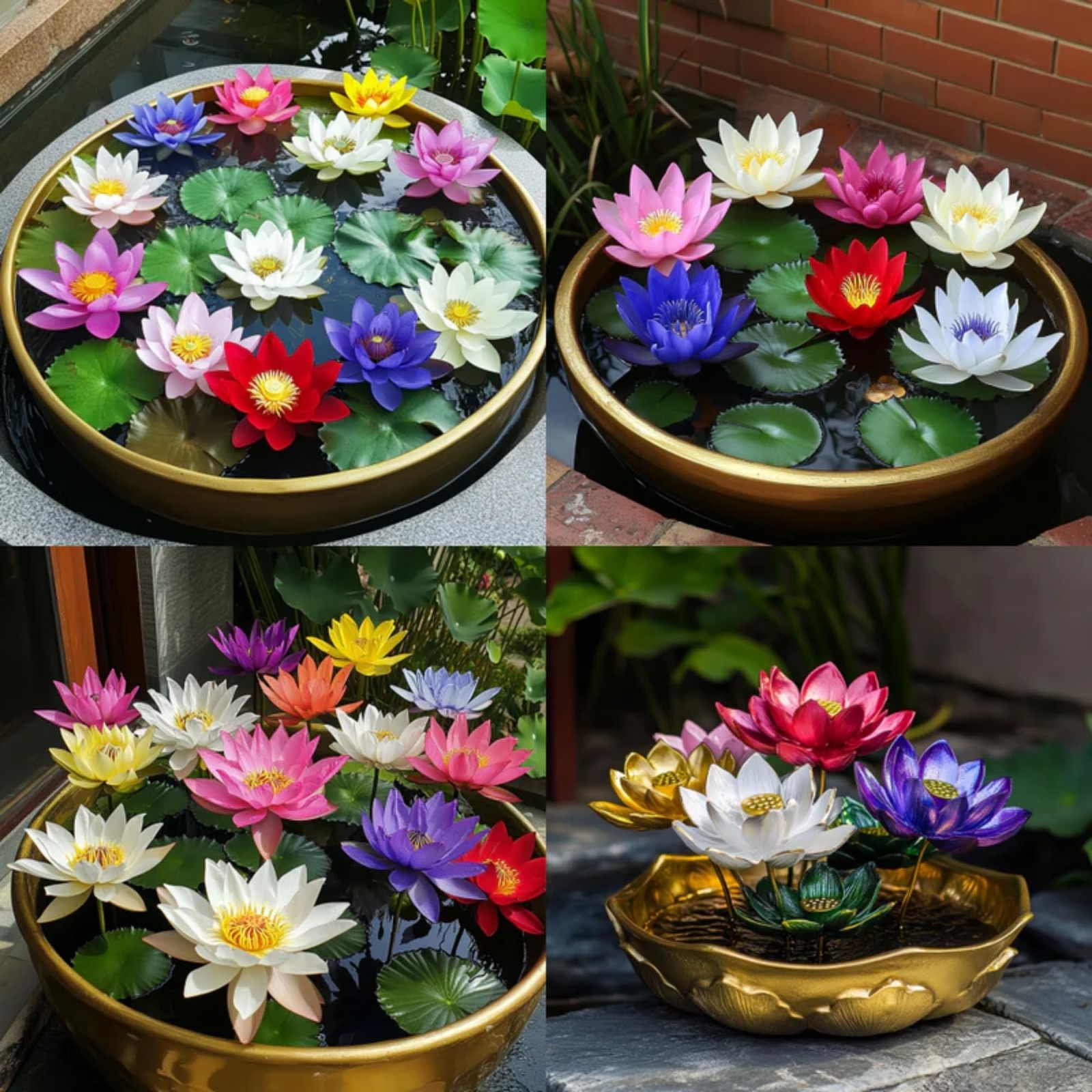 30+ Bowl Lotus Seeds Bonsai Lotus Seeds for Planting Water Lily Flower Plant …