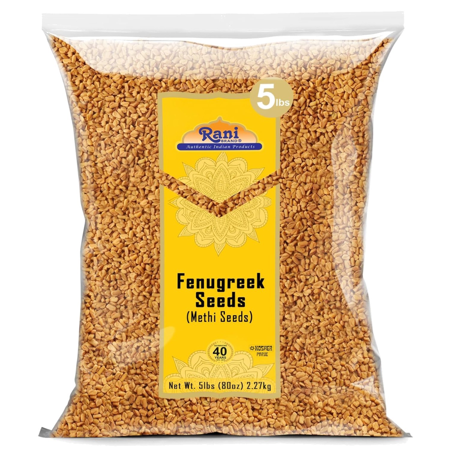 Rani Fenugreek Seeds Bulk 5lbs – Indian Origin, All Natural