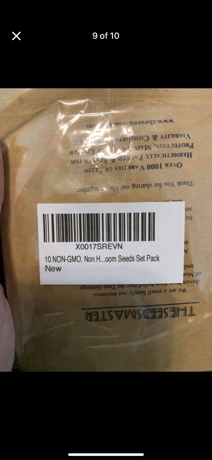 The Seedsmaster Non GMO 100% Natural 6 Types Of Seeds 90 Total Packs