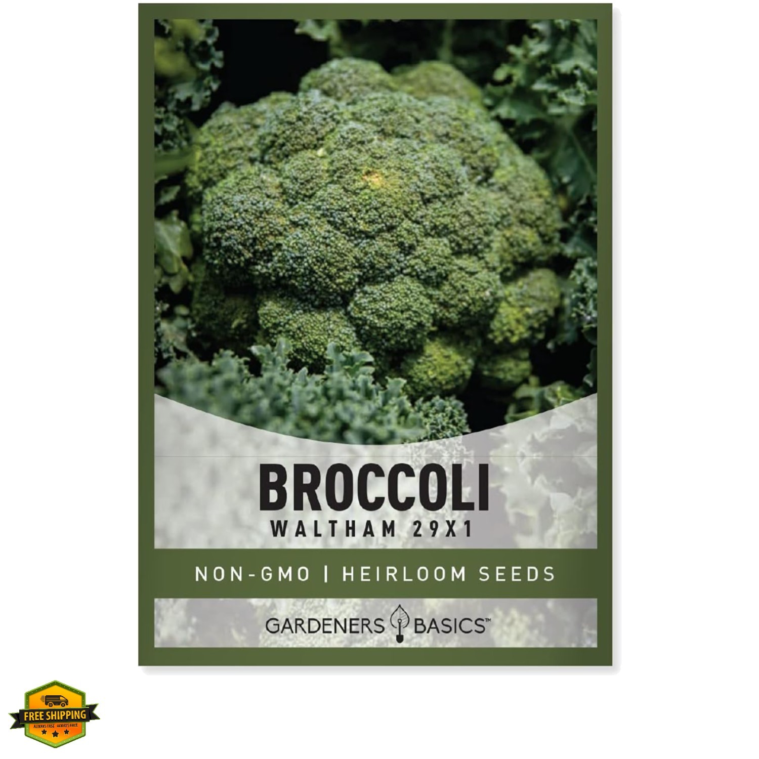 Broccoli Seeds for Planting is A Great Heirloom, Non-GMO Vegetable Variety- 1…