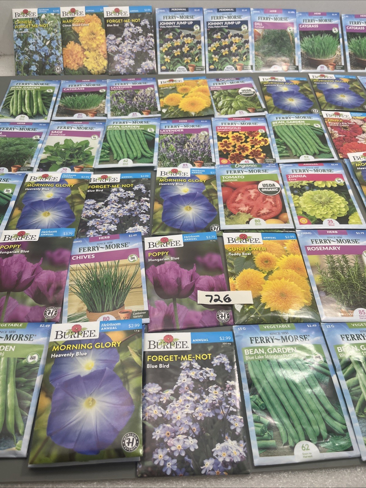 Flowers &Vegetable Plant Seeds (Assorted Lot of 50) sell by 11/26 Garden