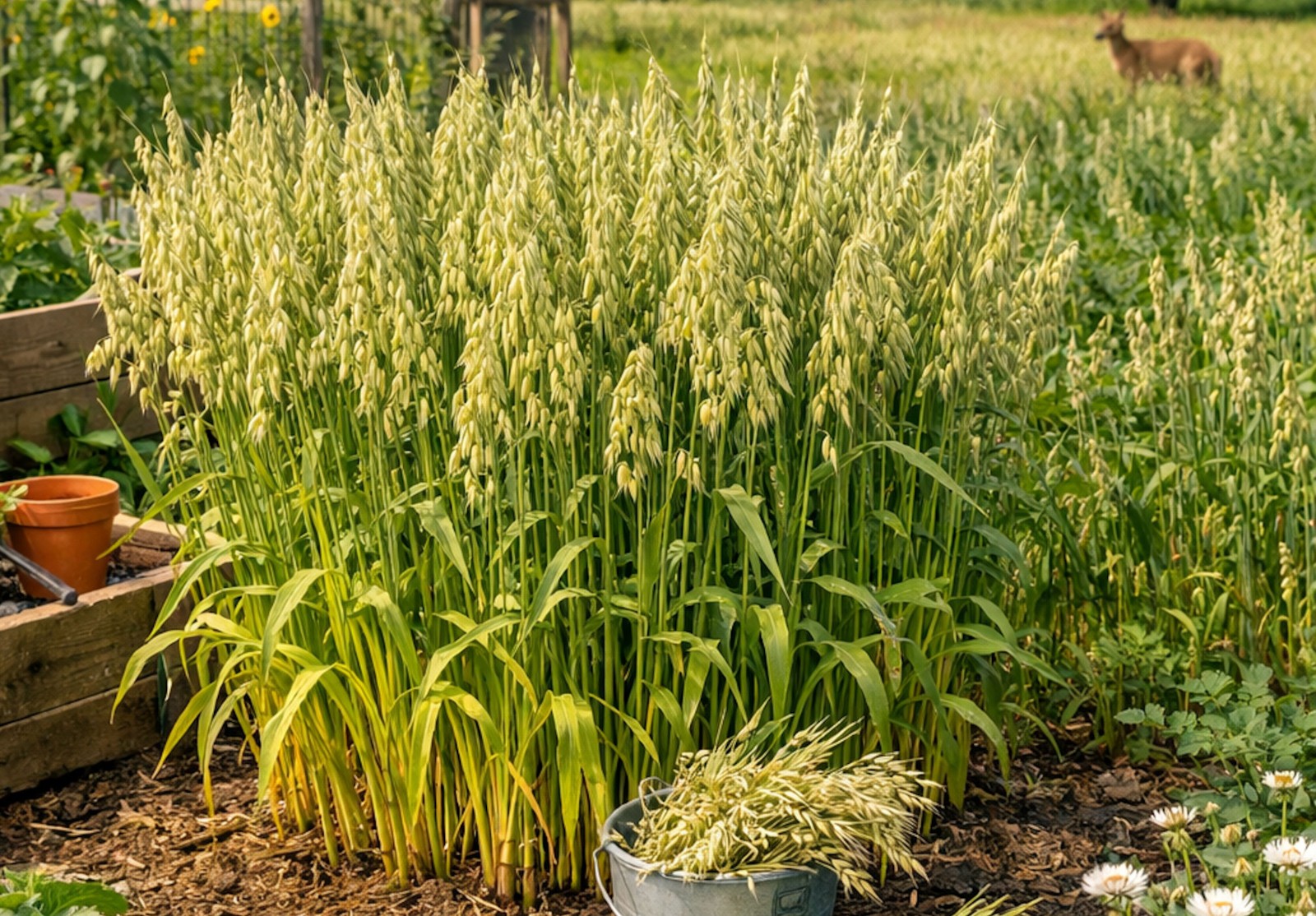 200 Whole Grain Oats Seeds! Healthy -Versatile-Get Back to Natural Seed