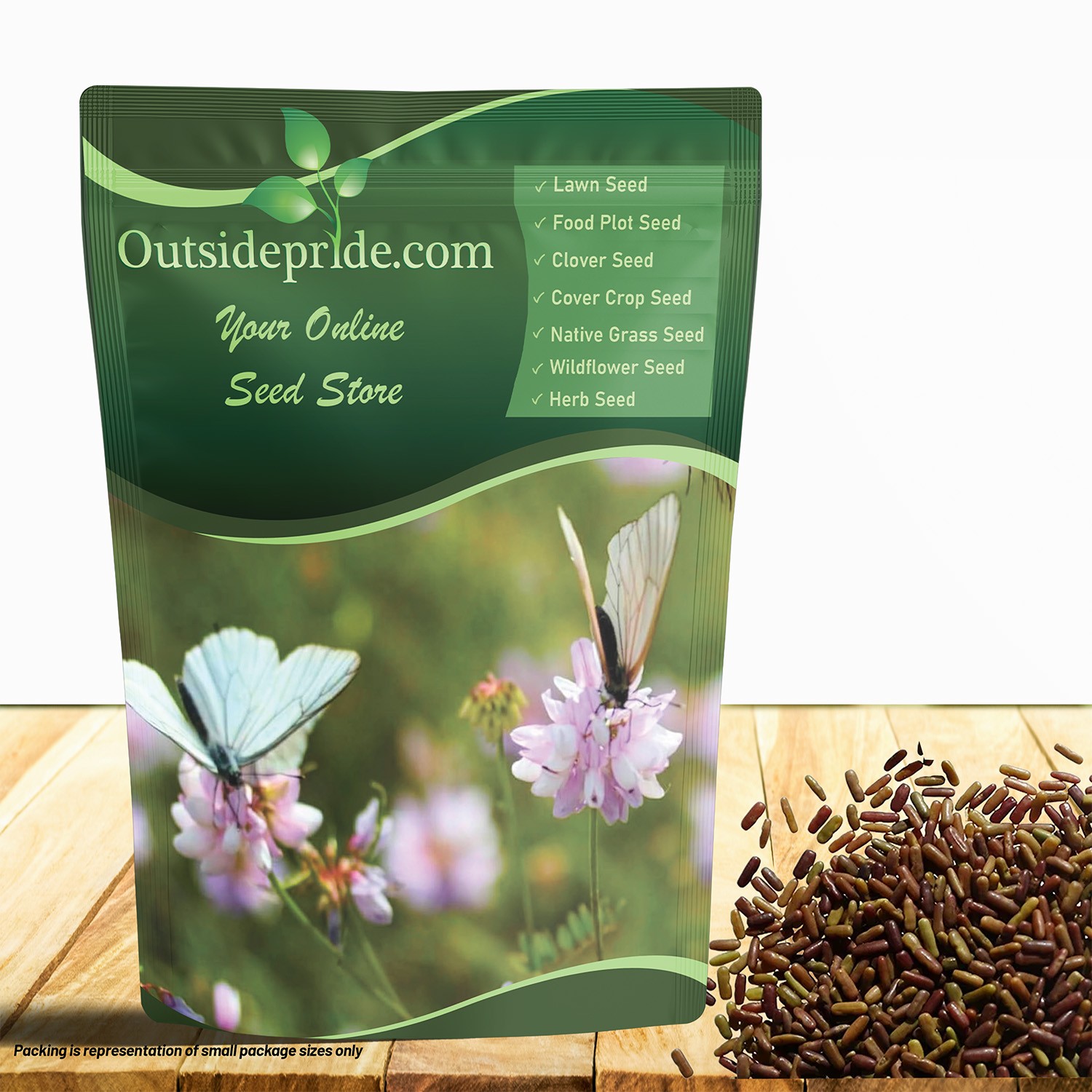 5 LBS Drought Tolerant Crown Vetch Seeds For Erosion Control or Ground Cover
