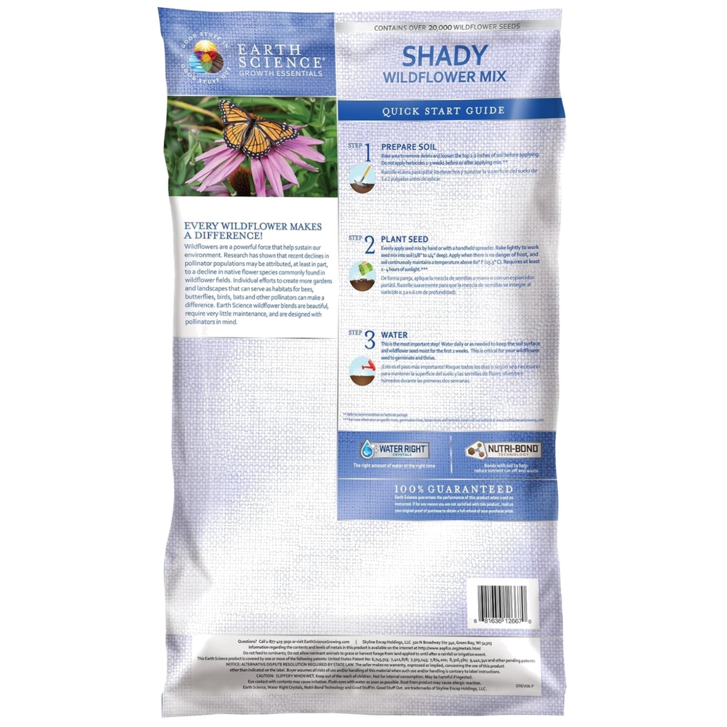 Easy Grow Wildflower Seeds – Natural Ingredients