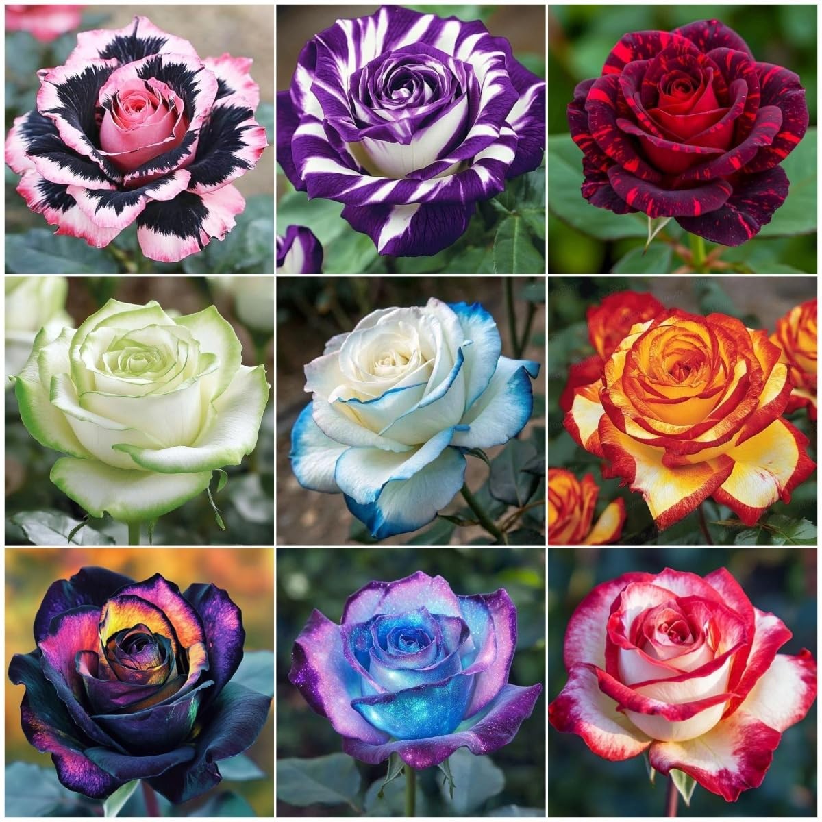 290+ Mixed Color Rose Seeds for Planting â€“ Heirloom Non-GMO Perennial Rosa …