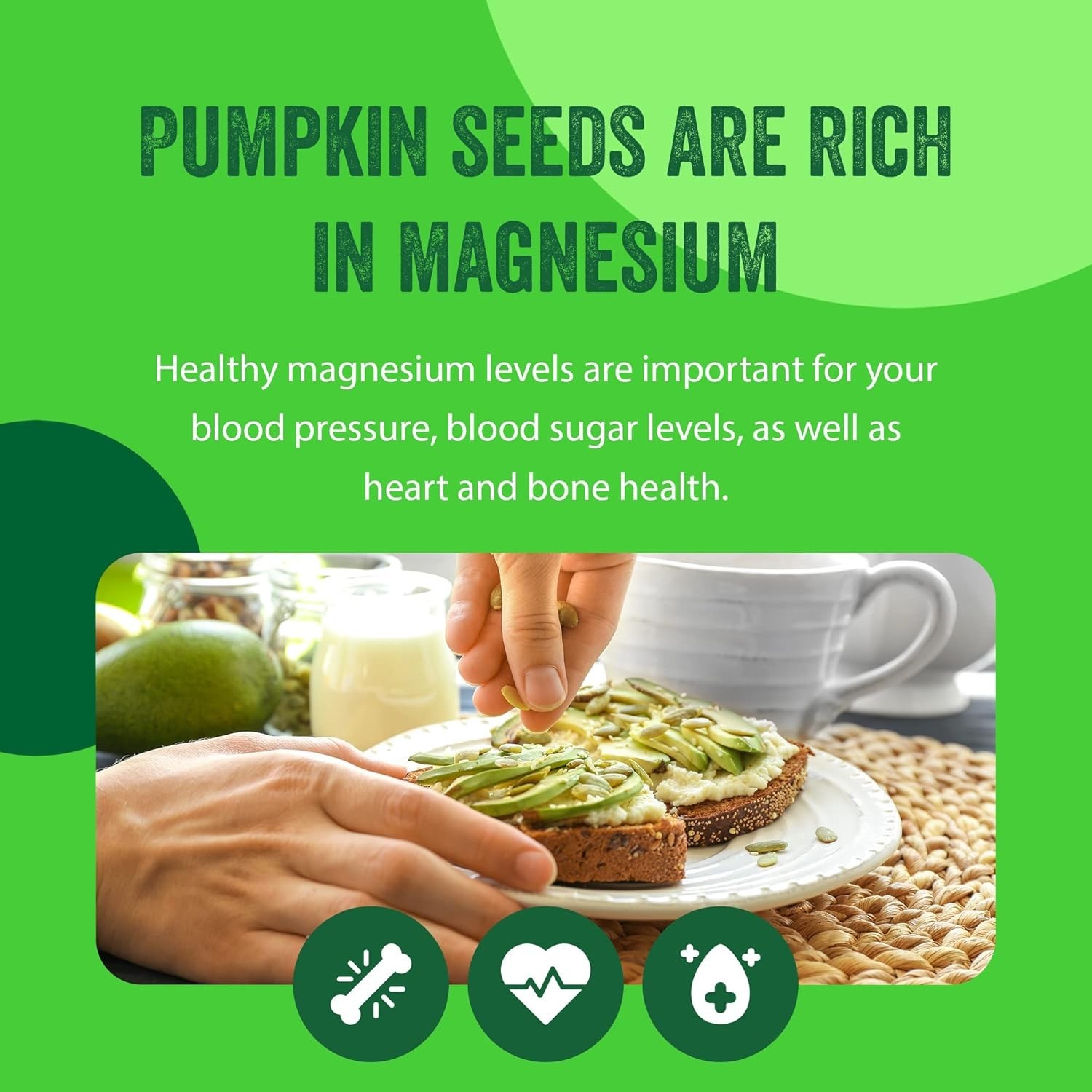 Healthy 32 oz Raw Pumpkin Seeds in Resealable Bag | Non-GMO, Kosher Certified