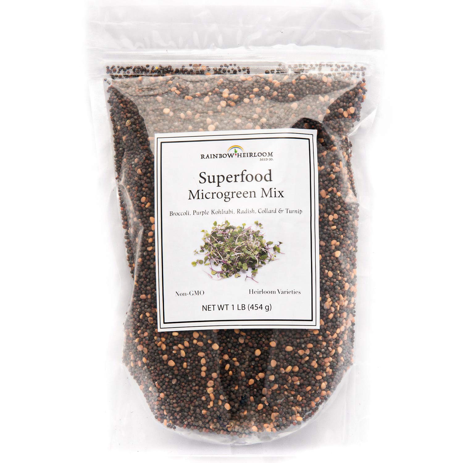 Superfood Microgreen Seeds Mix | for Microgreens Growing Trays | 1 LB | Heirl…