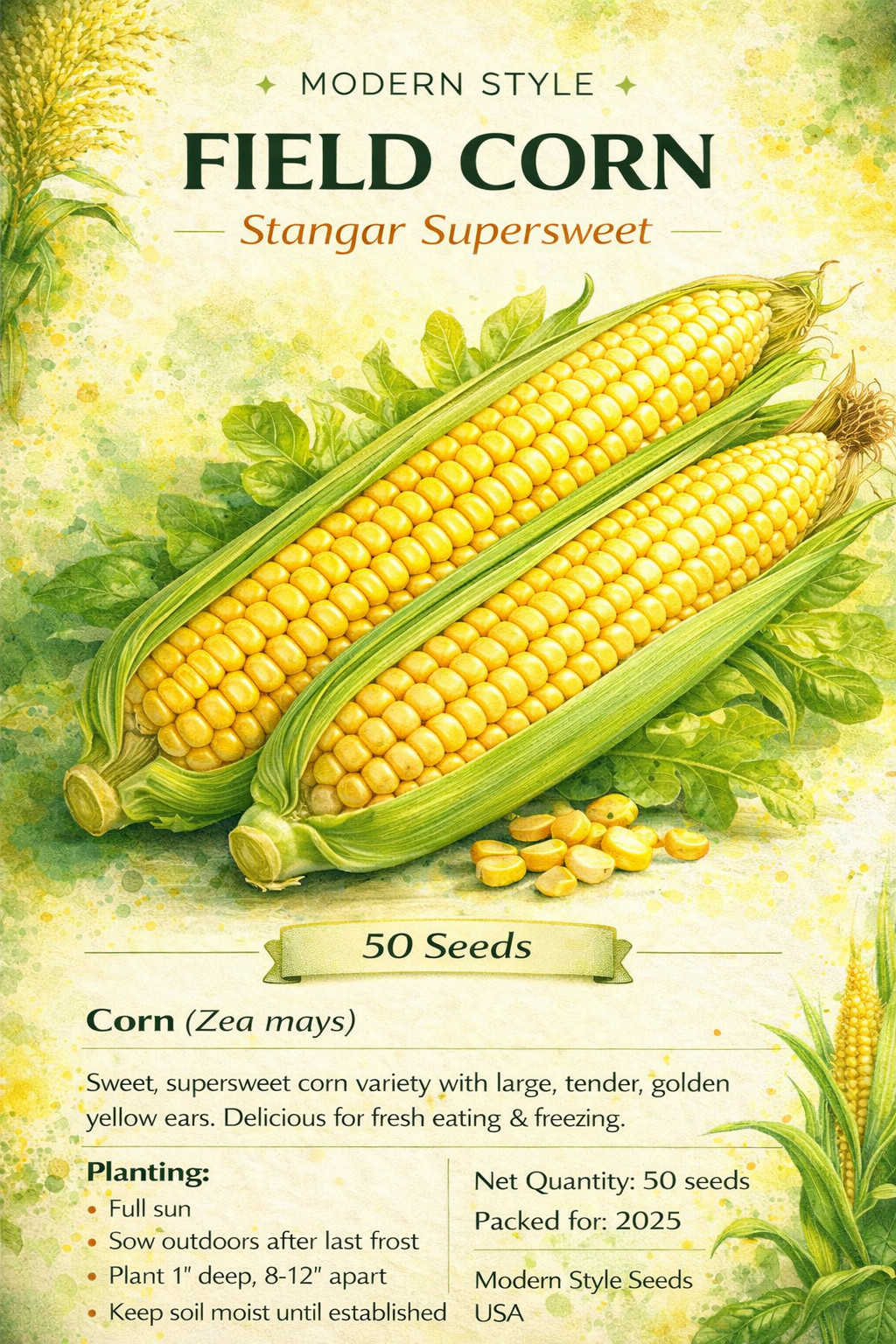 Stangar Super Sweet Field Corn 2026 fresh season