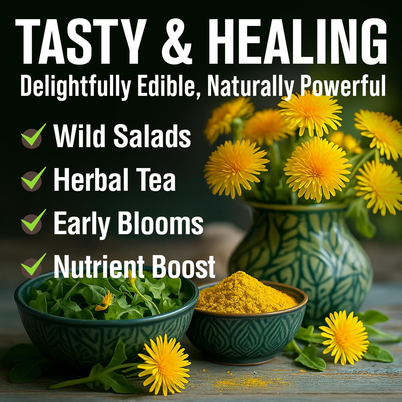 Dandelion Seeds for Planting 600 Heirloom Medicinal Herb Seeds Non GMO Grow E…