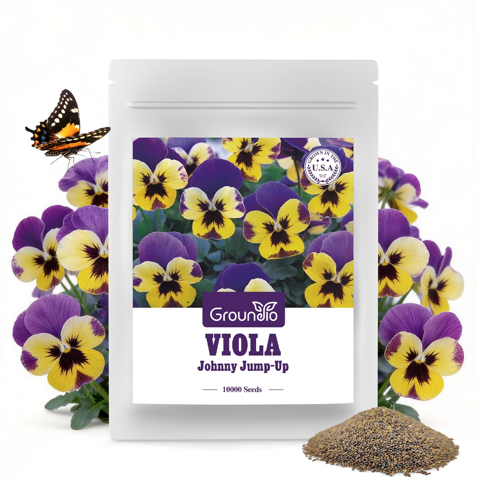 Perennial Wild Violet Seeds 10,000+ NonGMO Edible Flowers for Planting