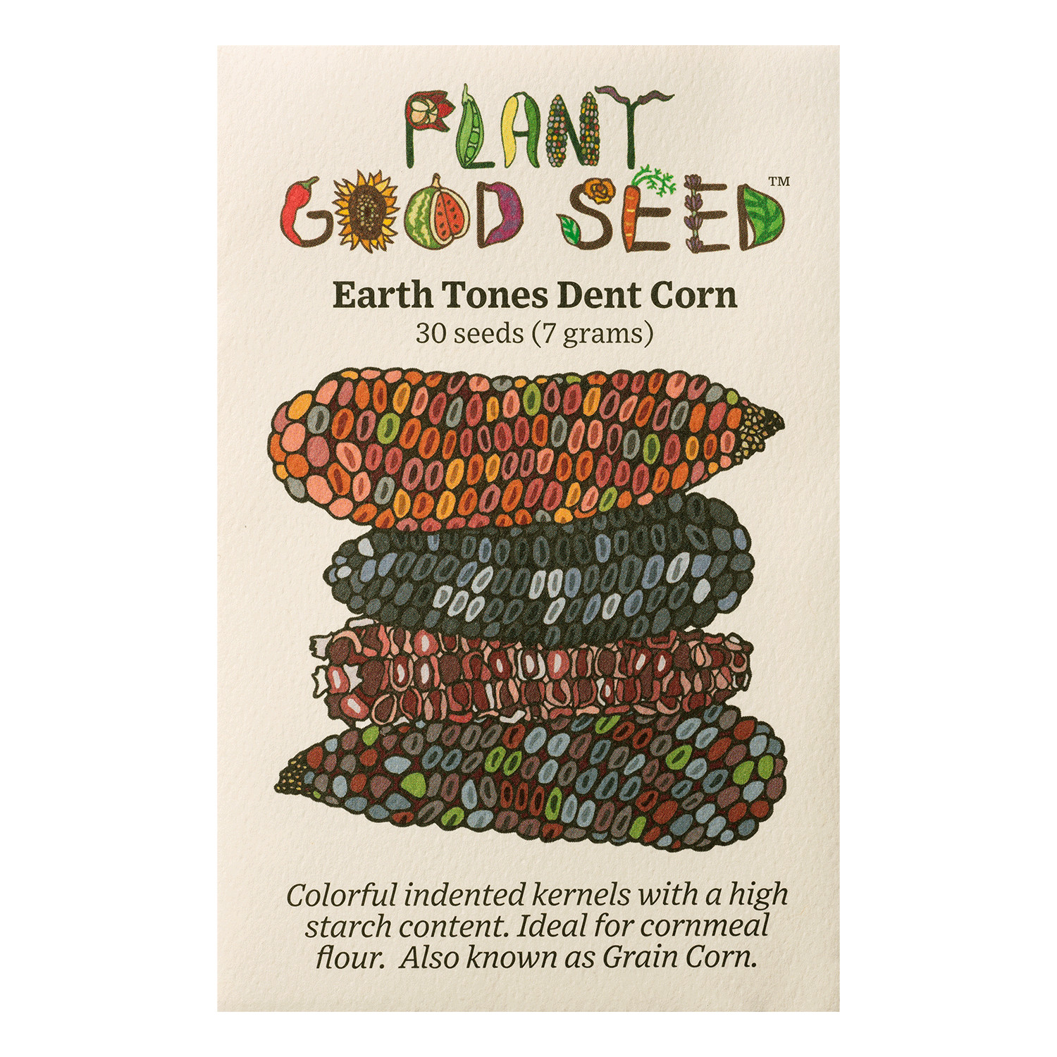 Earth Tones Dent Corn Seeds