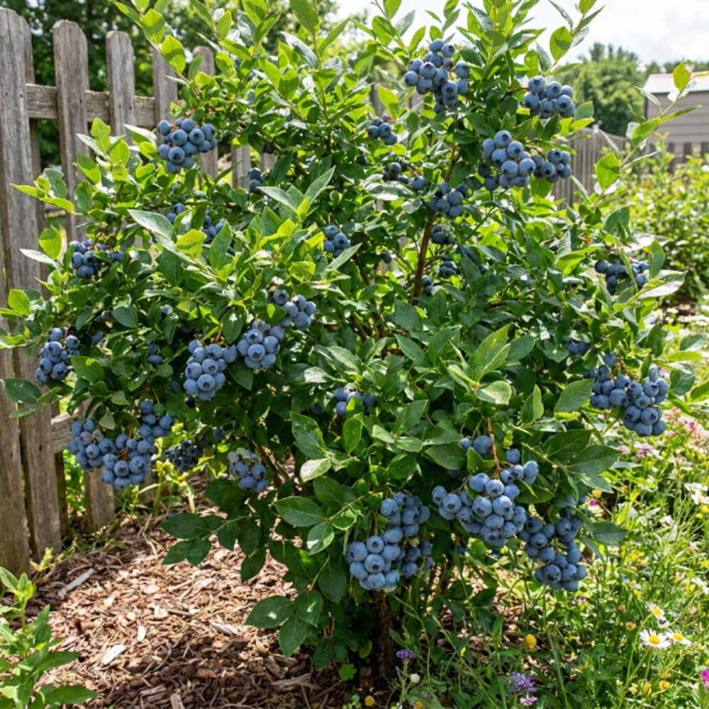 Biloxi Blueberry Live Plant 4-6 Inches Tall Rooted Southern Highbush