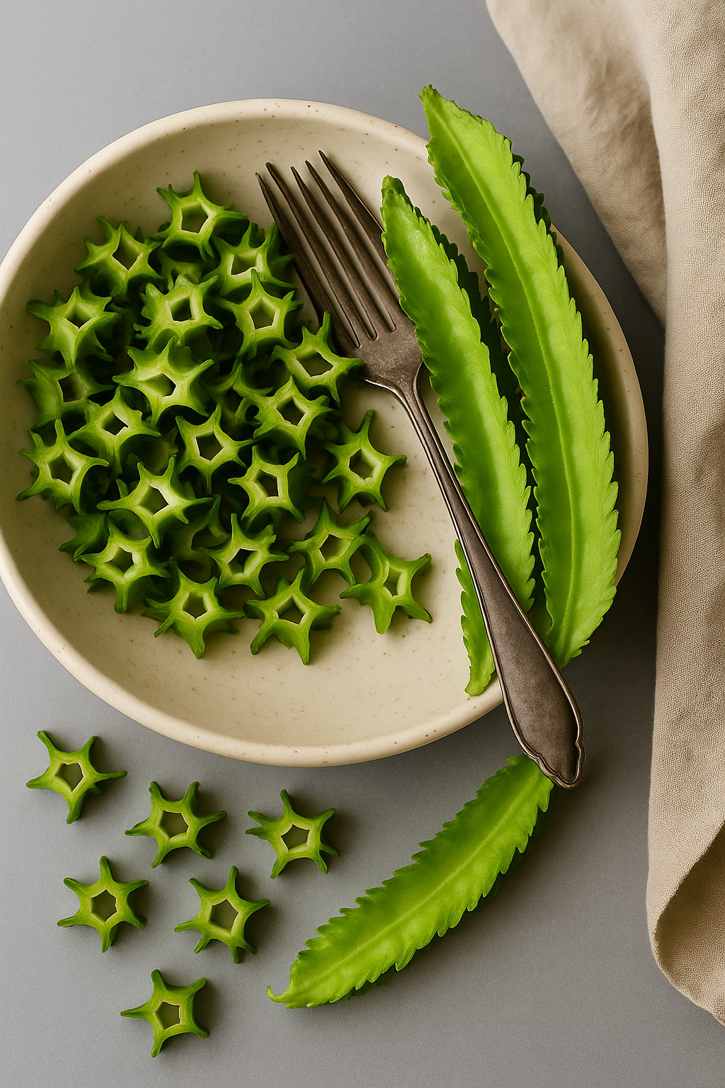 Winged Bean Seeds – Asparagus Pea / Dragon Bean, Crunchy 4-Wing Gourmet 10 Seeds