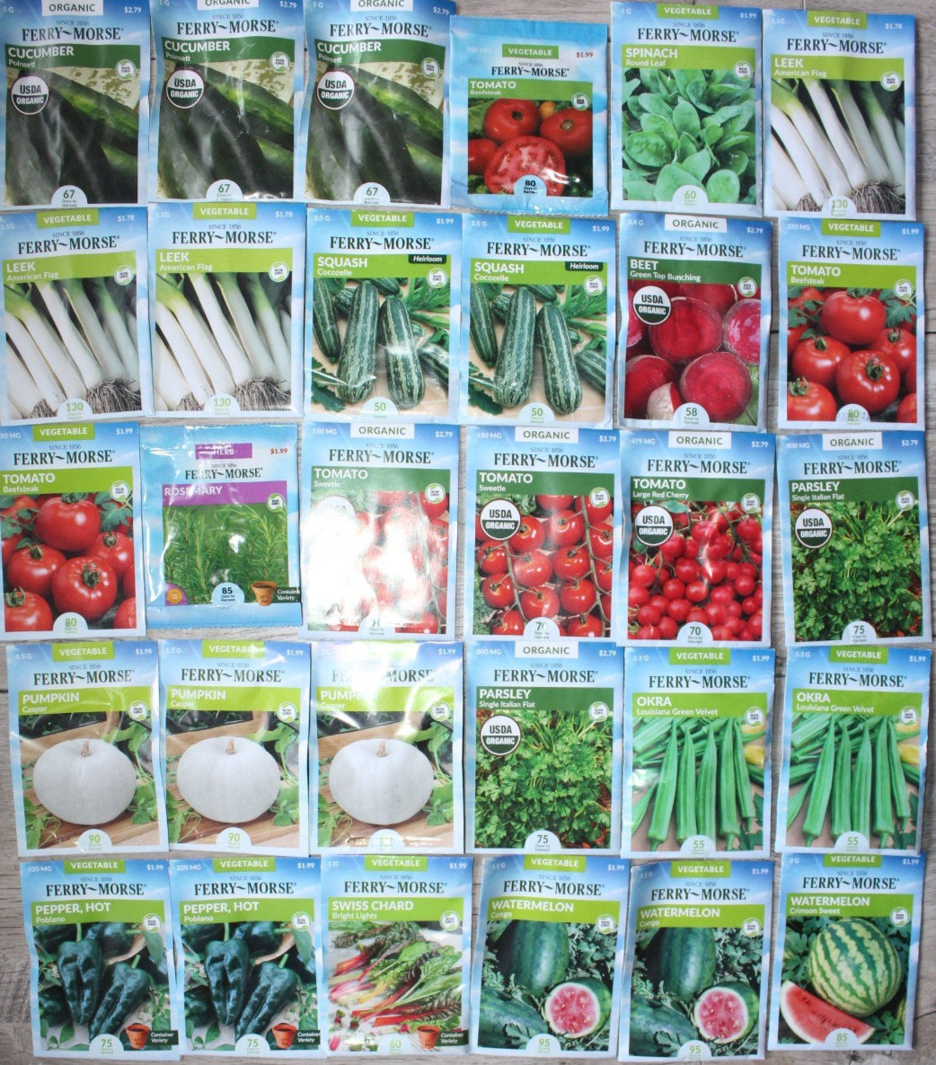 100 pack Garden Seeds Bundle – 12/25 $250-$300+ GRAB BAG MYSTERY BAG *READ* 4