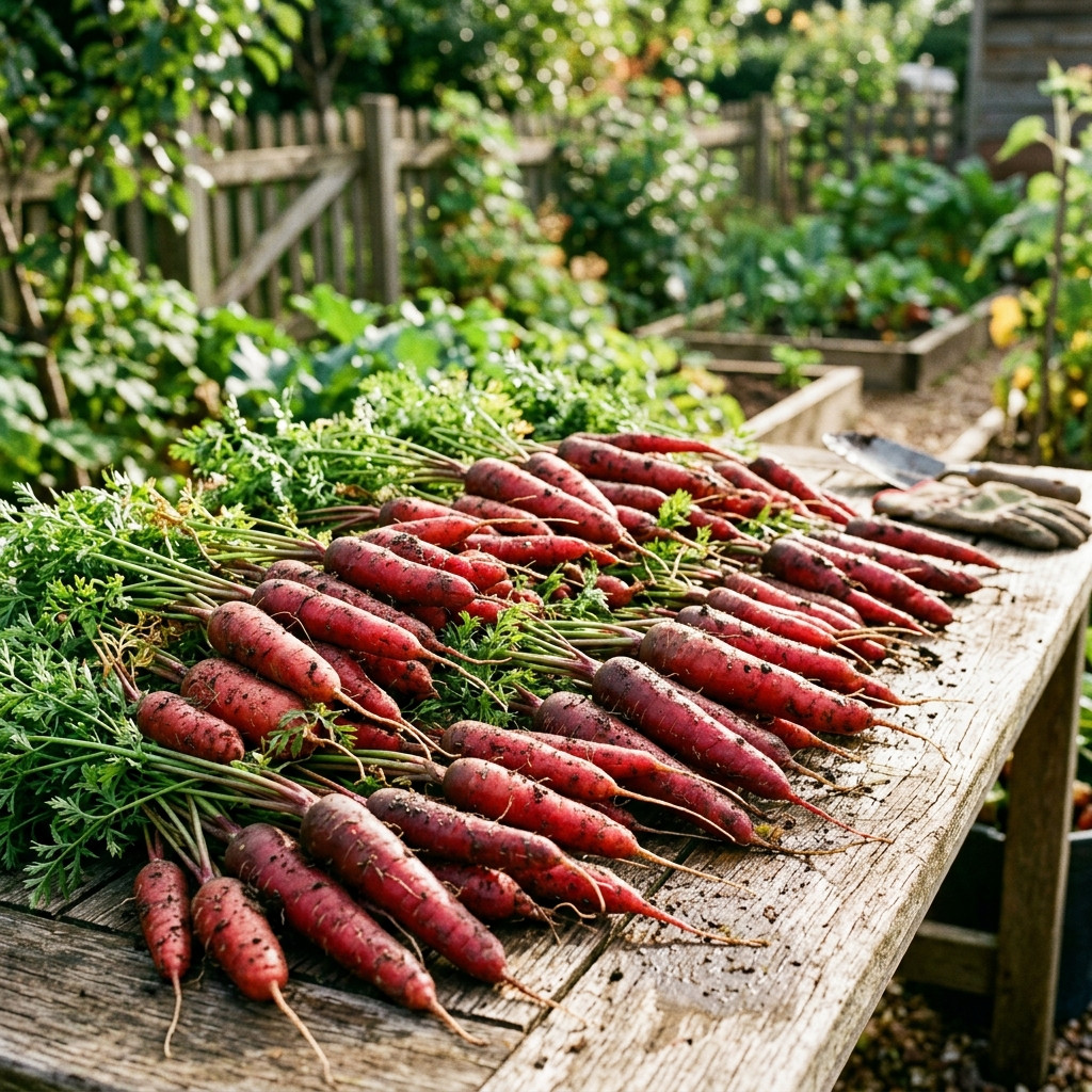 300 Red Fruit Carrot Seeds – Rare Sweet Heirloom Vegetable Seeds