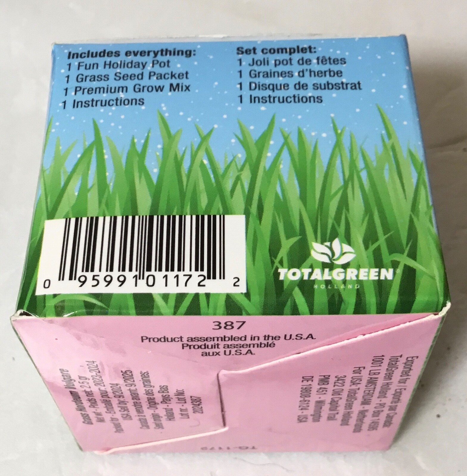TOTALGREEN 2″ CHILD GRASS GROW KIT CHOOSE: SANTA, REINDEER, SNOWMAN, PENGUIN