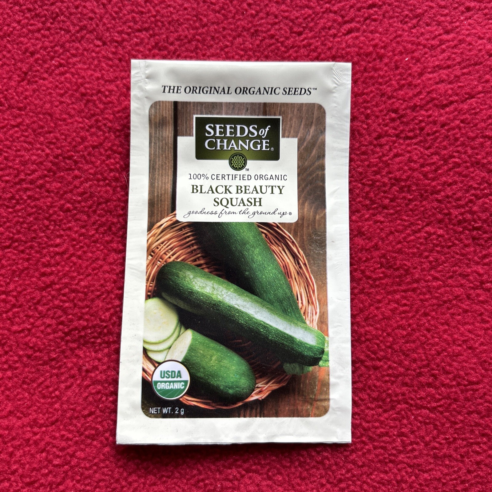 Seeds of Change Heirloom USDA Organic Garden Black Beauty Squash Salad
