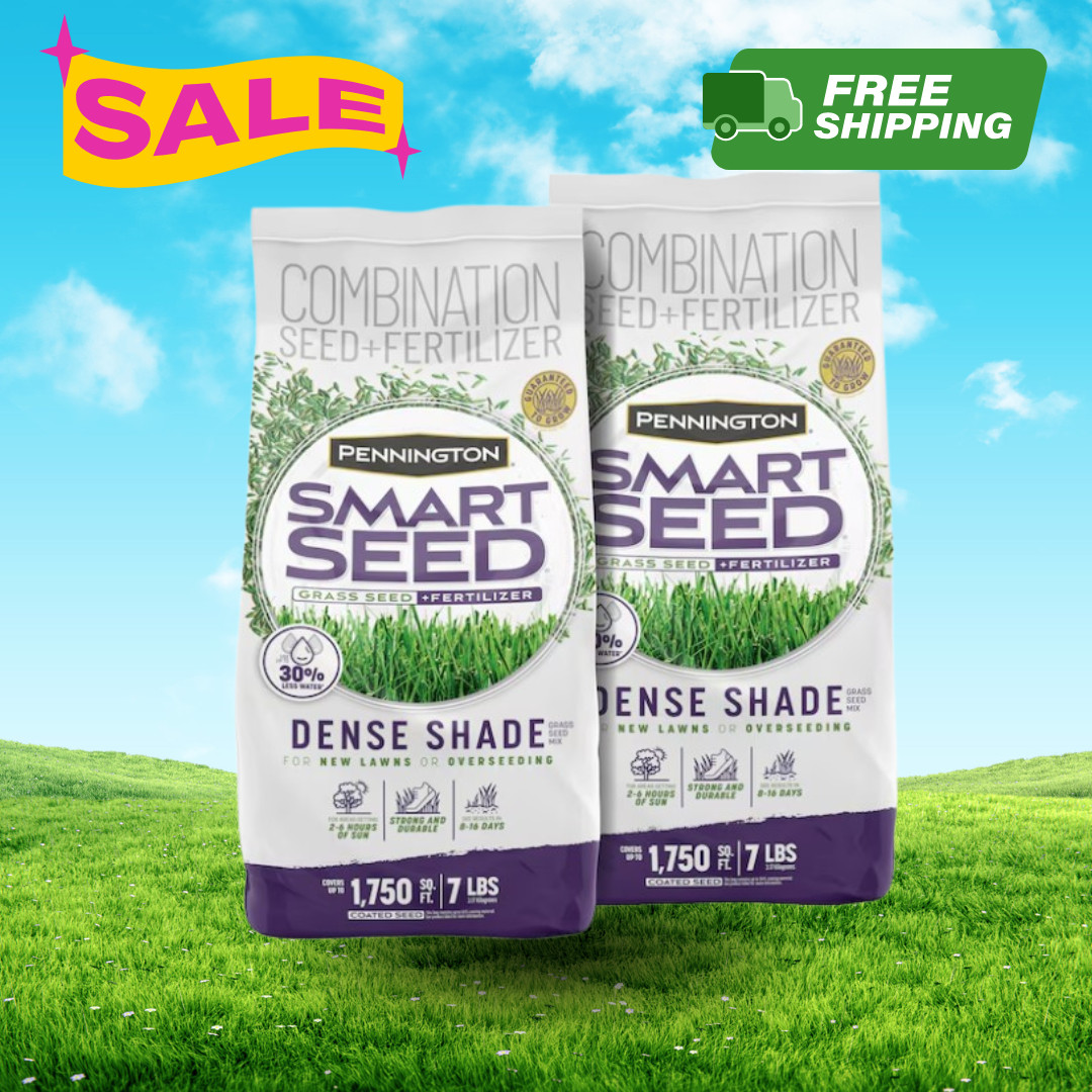 [SALE] Pennington Smart Seed Dense Shade Tall Fescue Grass Seed 7 lb (2 Pack)