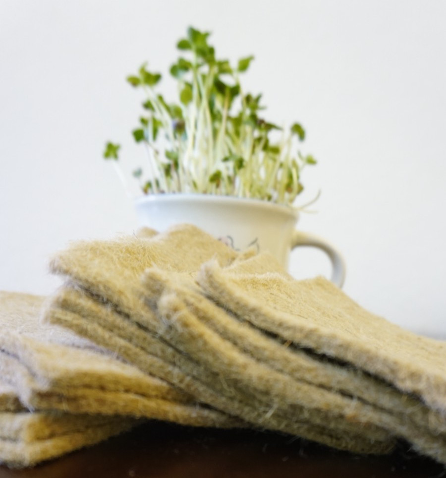 Microgreen Sprouting Tray, Hemp Growing Mats, Salad Mix Sprouting Seeds DIY Grow