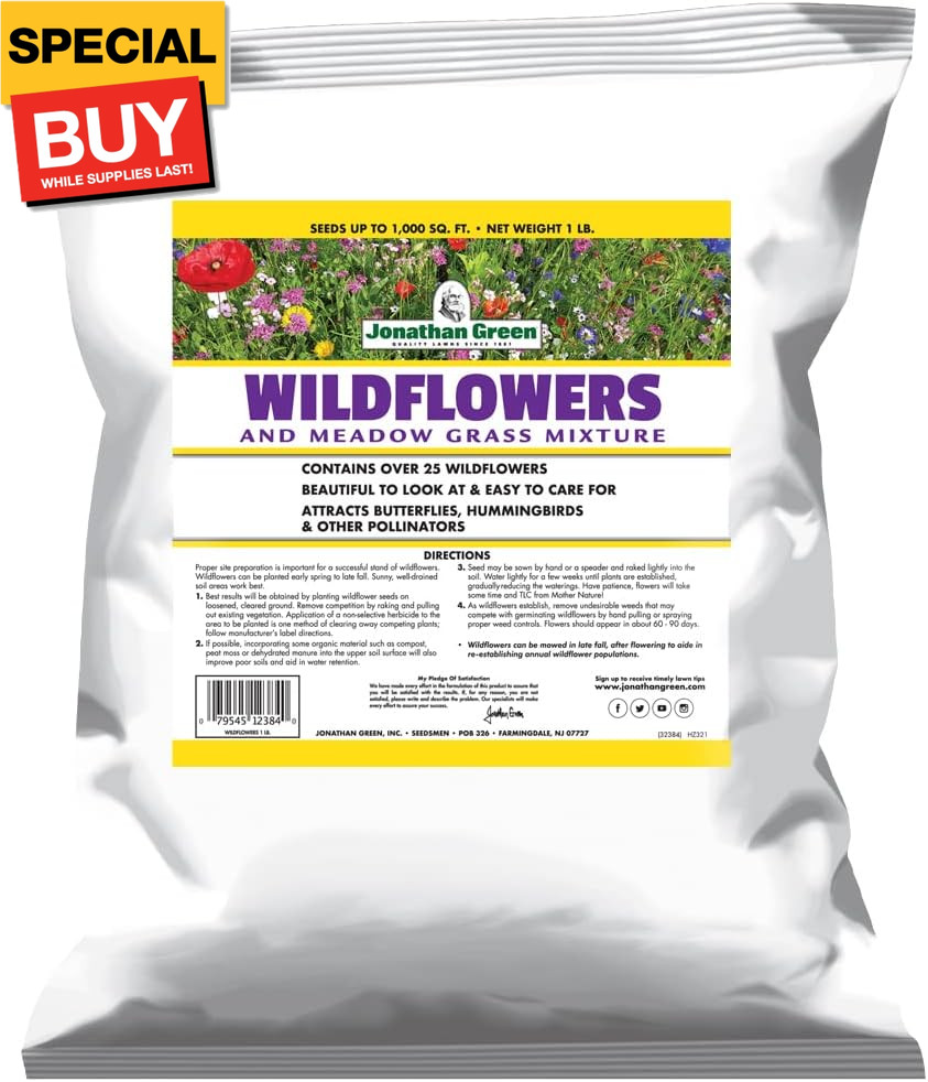(12384) Wildflower & Meadow Grass Mix (1 lb)