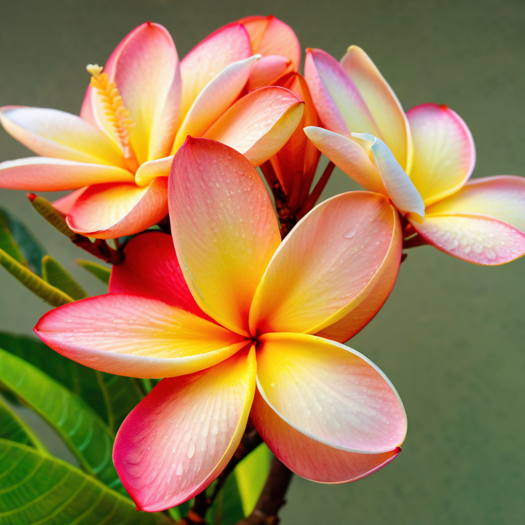 5 Orange Pink Plumeria Seeds Perennial Flowers Flower Frangipani US SELLER