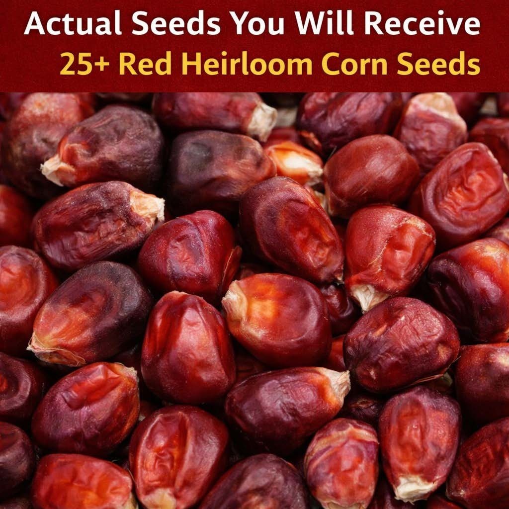 Jimmy Red Ornamental Corn Seeds for 2026 Planting