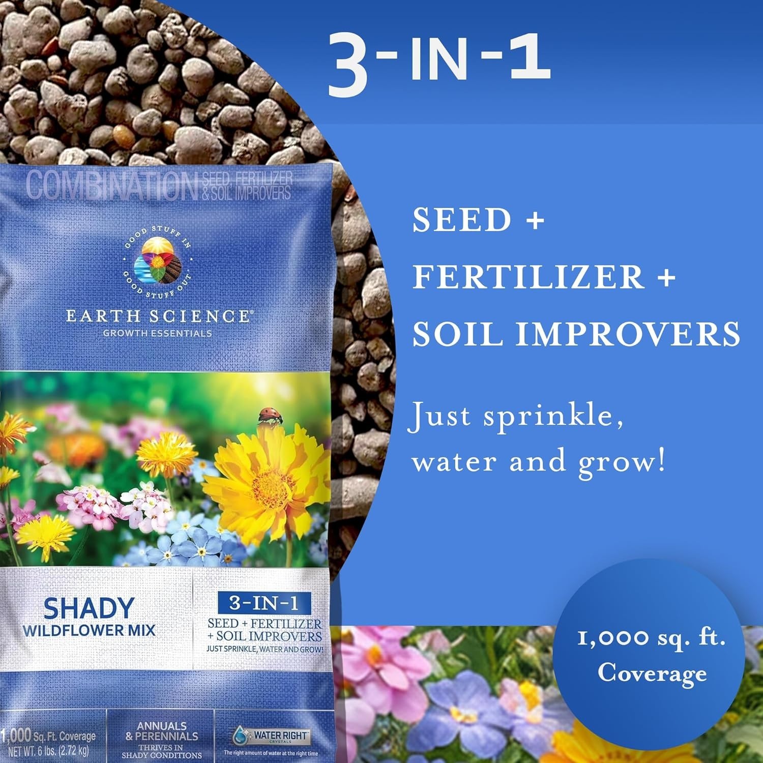 Easy Grow Wildflower Seeds – Natural Ingredients