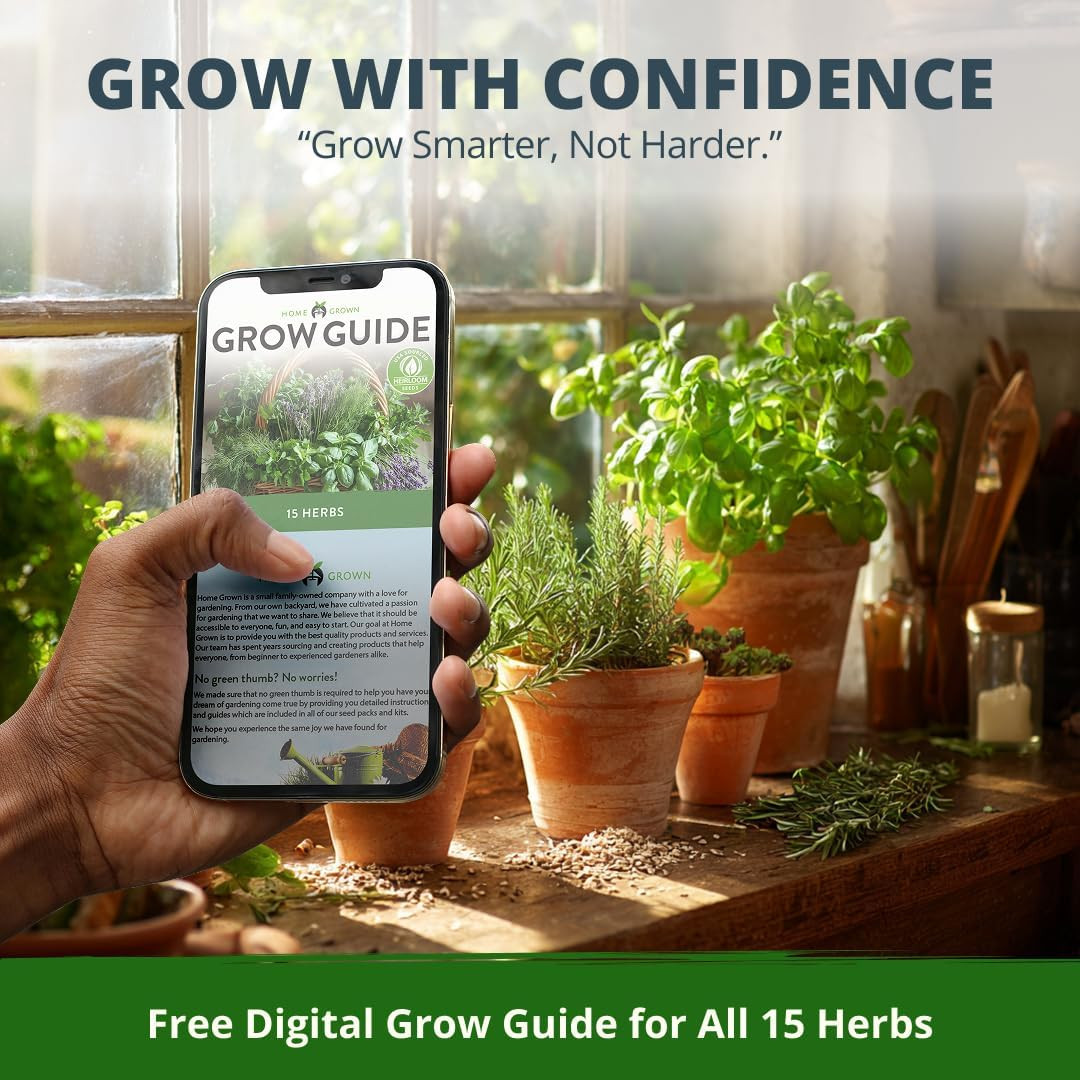 15-Pack Semillas de Hierbas Kit de Cultivo Huerto Hidroponico 4300 Seeds Regalo