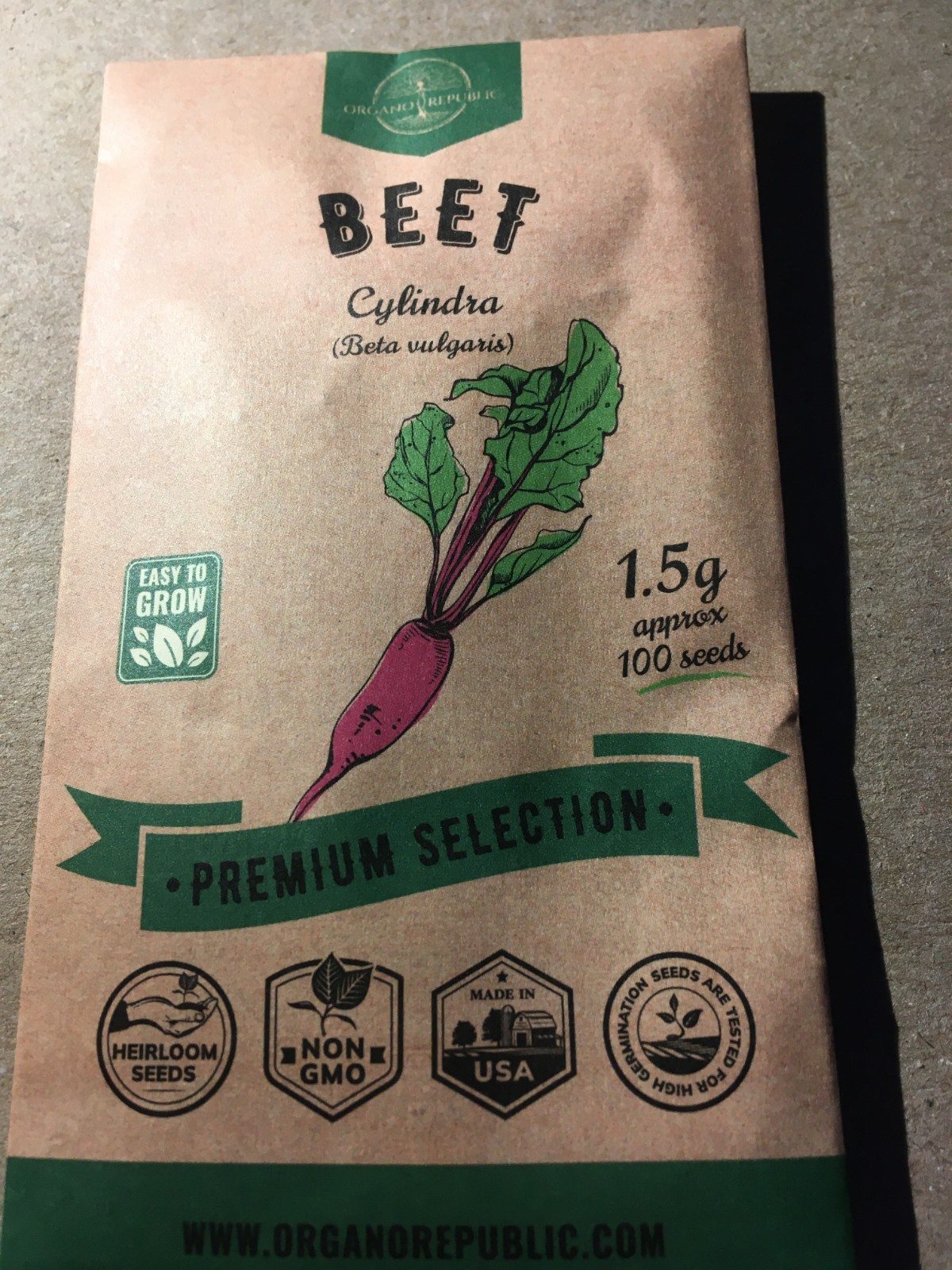 Beet Beet Cylindra Seeds – Organo Republic
