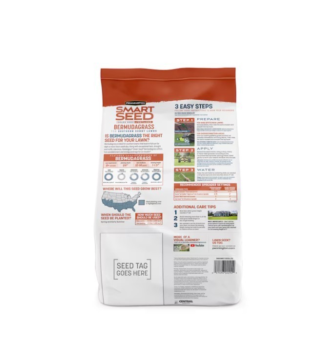 [FASH SALE] Pennington Smart Seed Bermuda Grass Seed 8.75 lb Bag for Lawns New