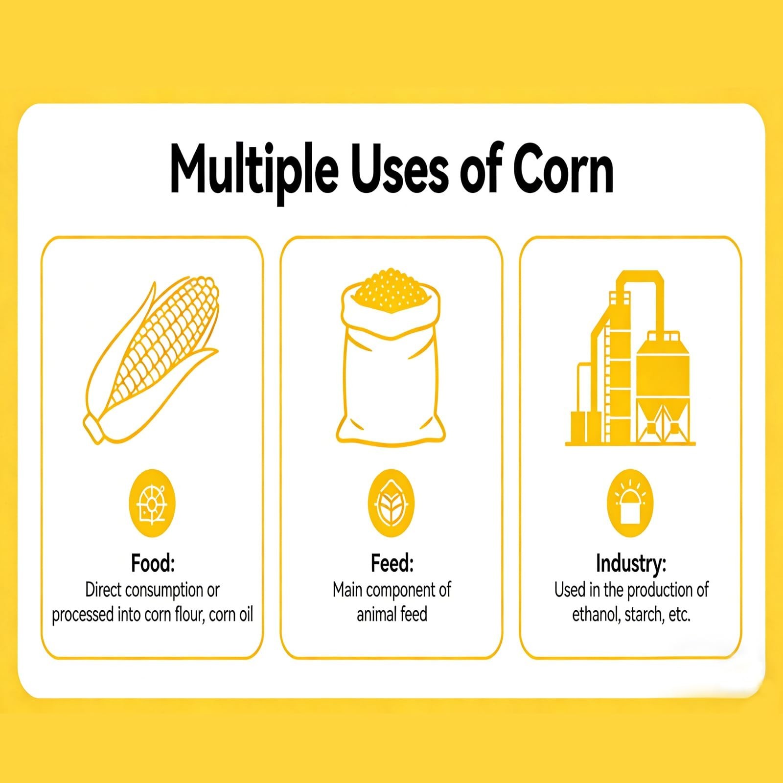 Sweet Corn Seeds – 100 Pack – Non-GMO, Ideal for Backyard & Small Farm Gardening