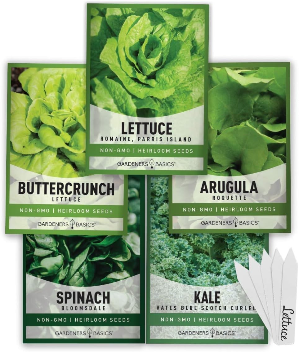 Lettuce Pods Beginner Indoor Garden – Includes Romaine, Buttercrunch Lettuces…