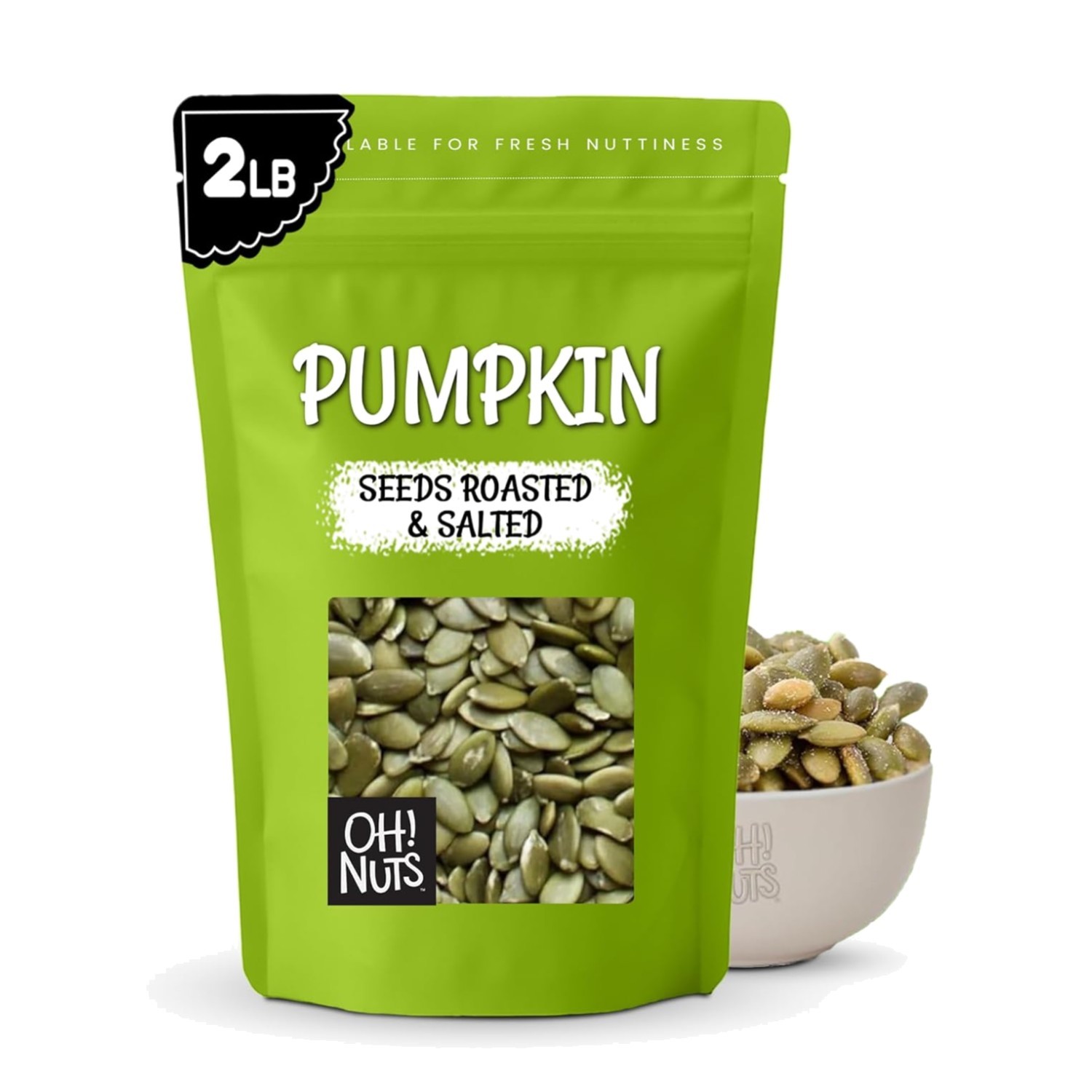 Healthy Snack: Salted Pumpkin Seeds – 32 oz