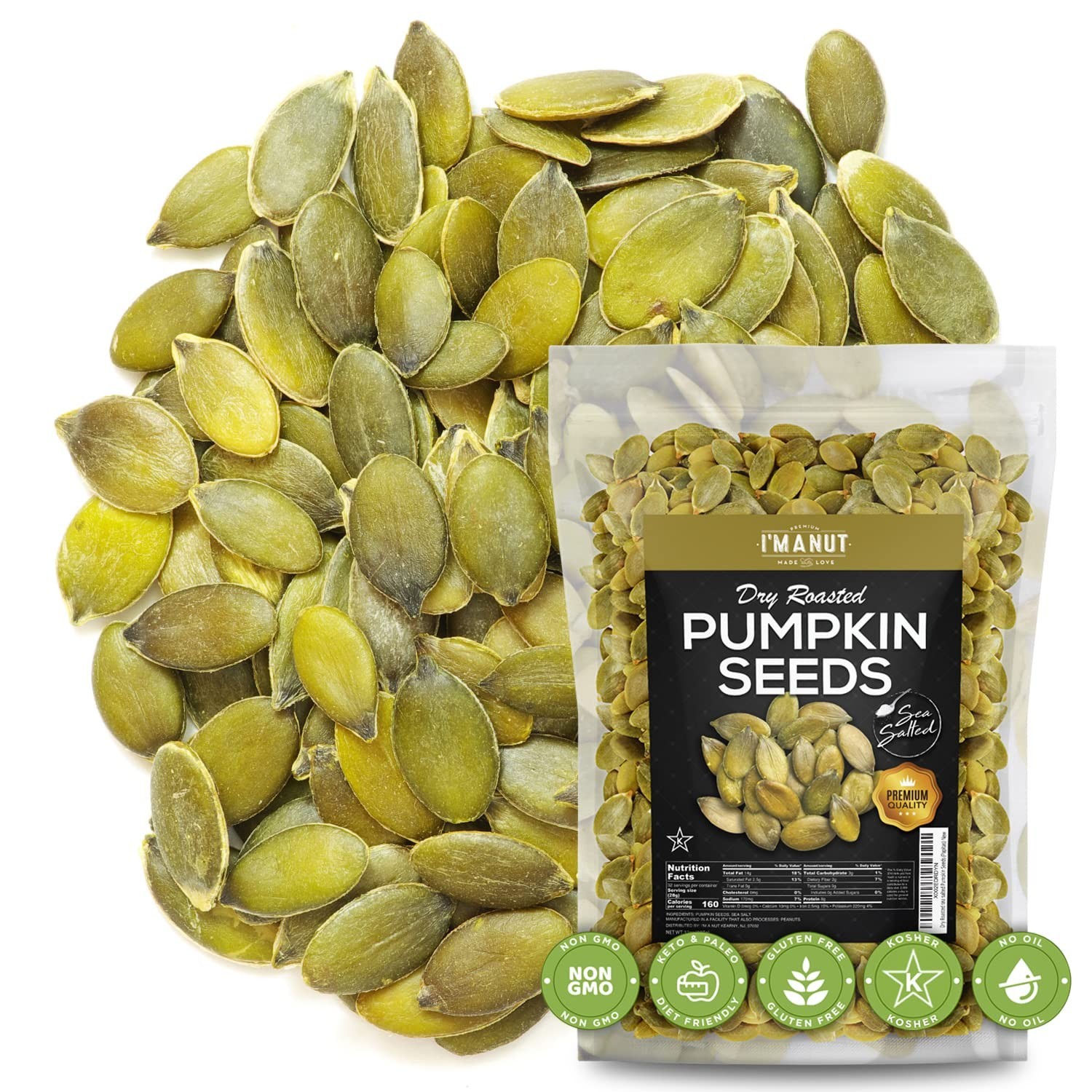 Oven Toasted Pumpkin Seeds – Gluten & Peanut Free, & Keto Friendly