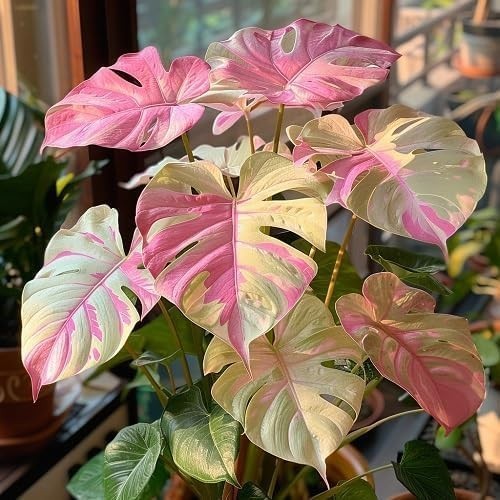 50pcs Mixed Monstera Plant Seeds, Rare Tropical Foliage Variety, Easy to Grow…