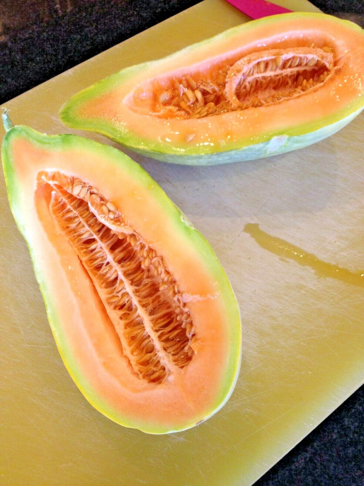 30+BANANA MELON Seeds Heirloom Fruit Vine Summer Vegetable Garden Container Easy