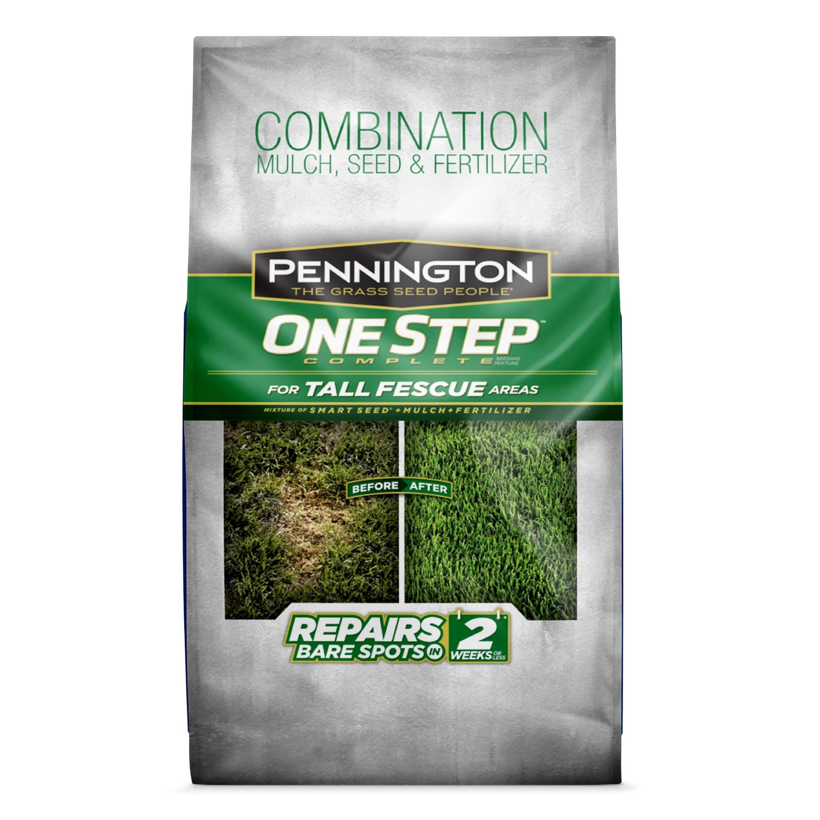 One Step Complete Tall Fescue Grass Seeds for Lawn, Patch and Repair Grass Seed