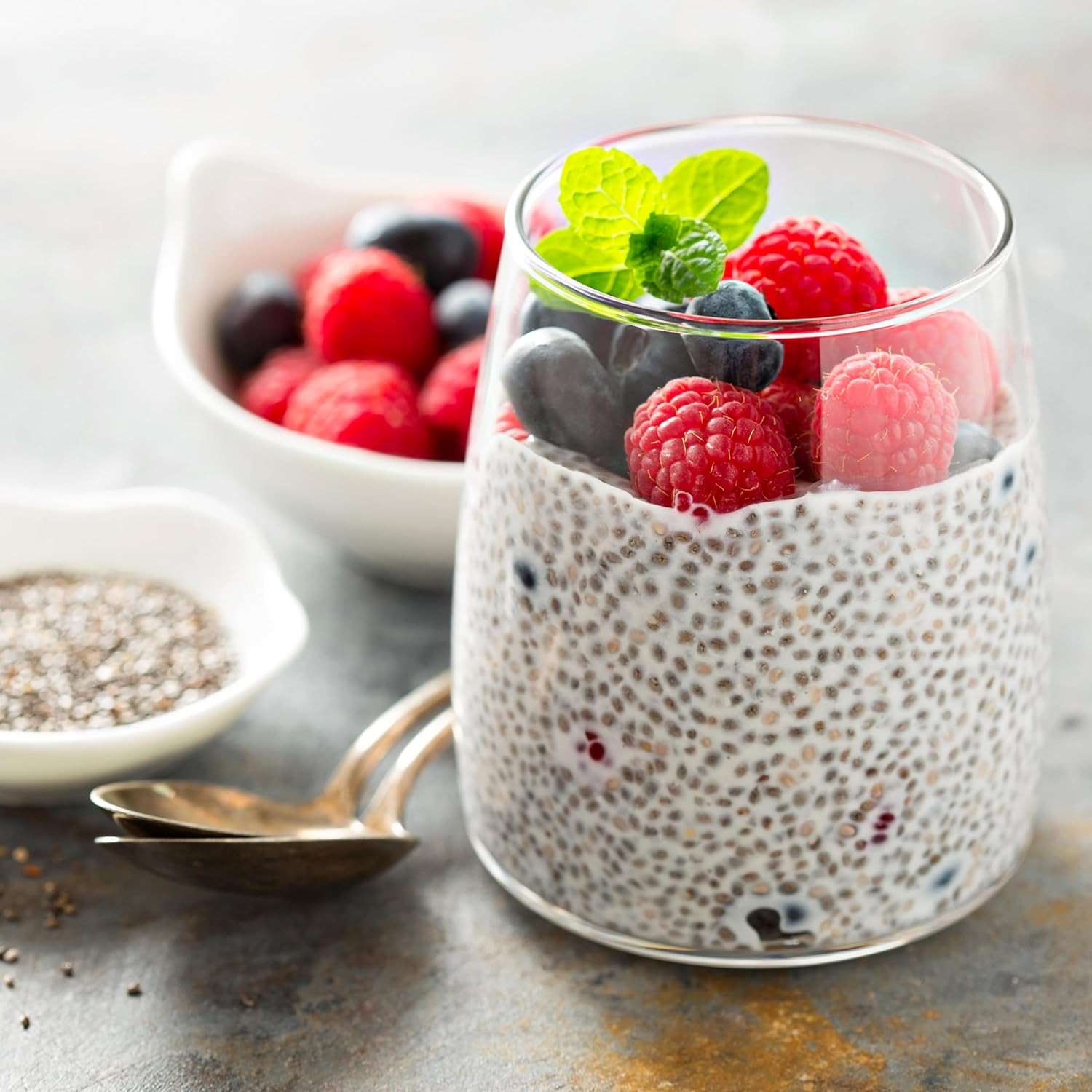 Organic Chia Seeds, 8.8 Oz, Natural Raw Black Chia Seeds, Plant-Based, Non-Gmo,
