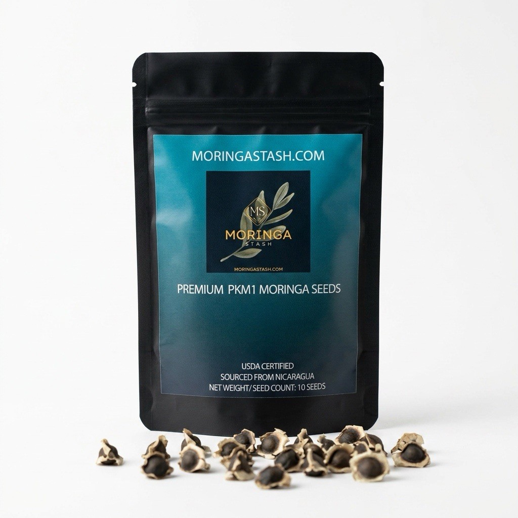 Moringa PKM1 Seeds USDA Certified | Nicaragua Sourced | Starter Pack 10 Seeds
