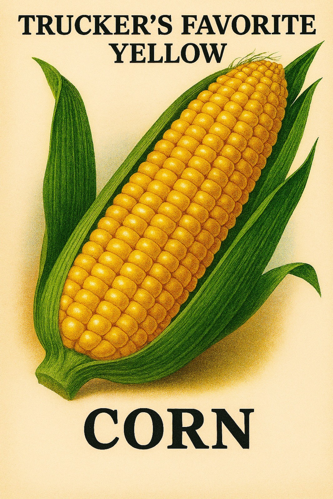 50 Yellow Truckers Heirloom Corn Seeds-Nice Traditional Variety!
